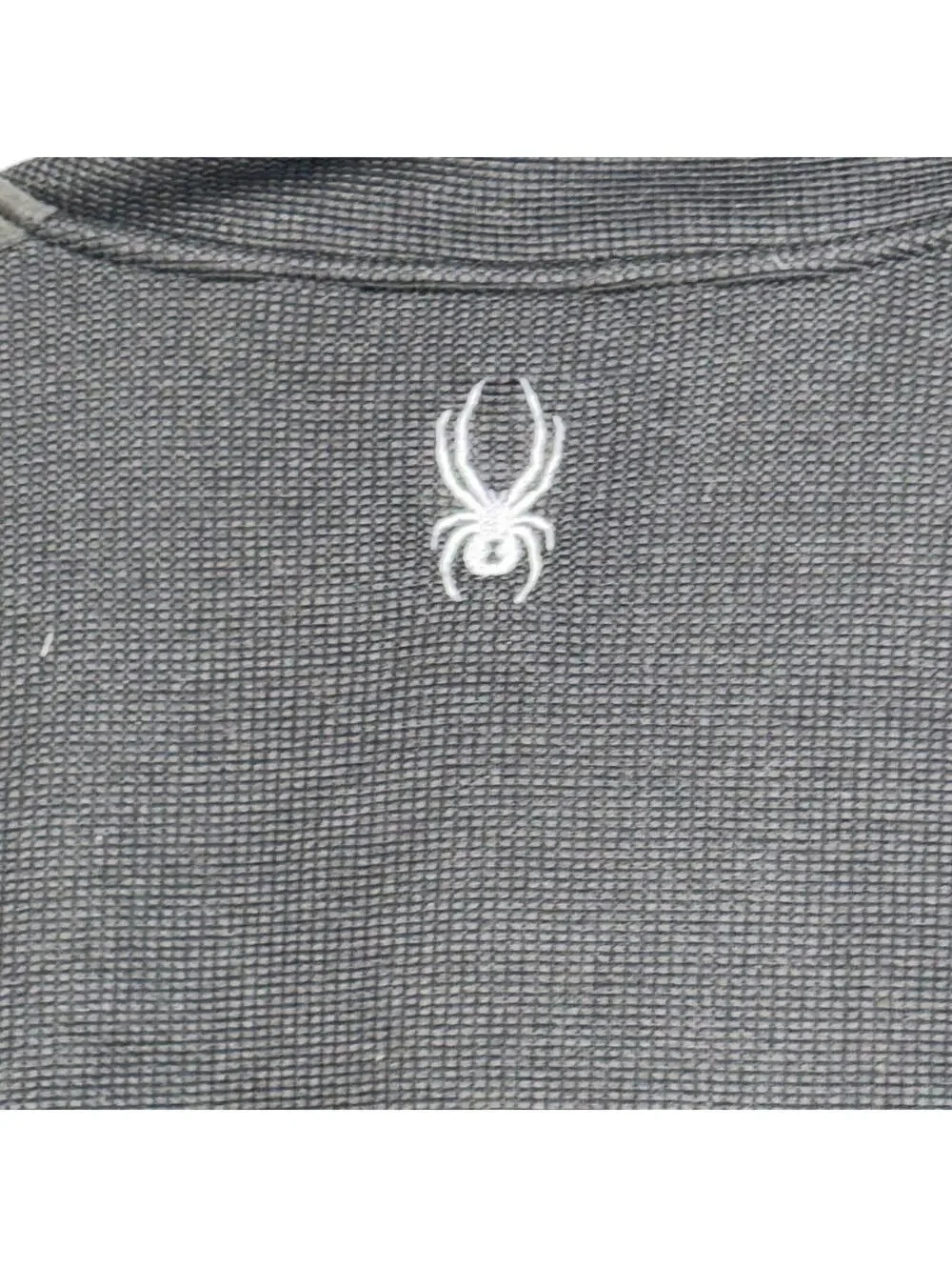 Spyder Large Black Quarter-Zip Pullover Sweater